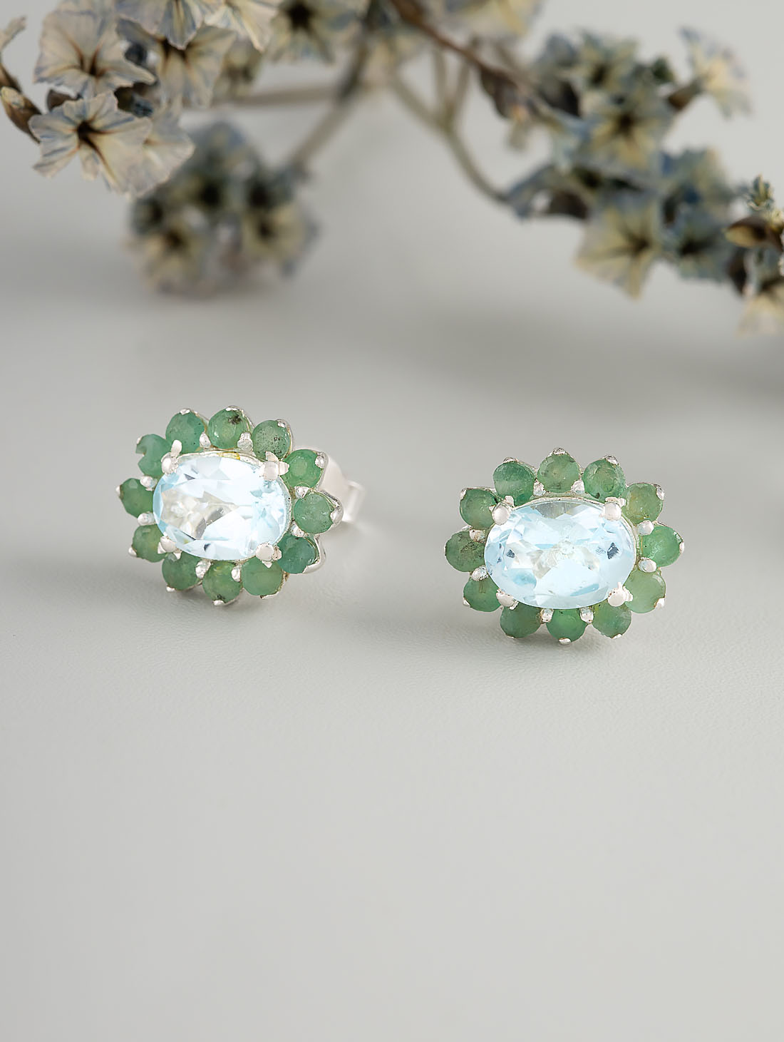 9411 Серьги пуссеты (Ag 925)