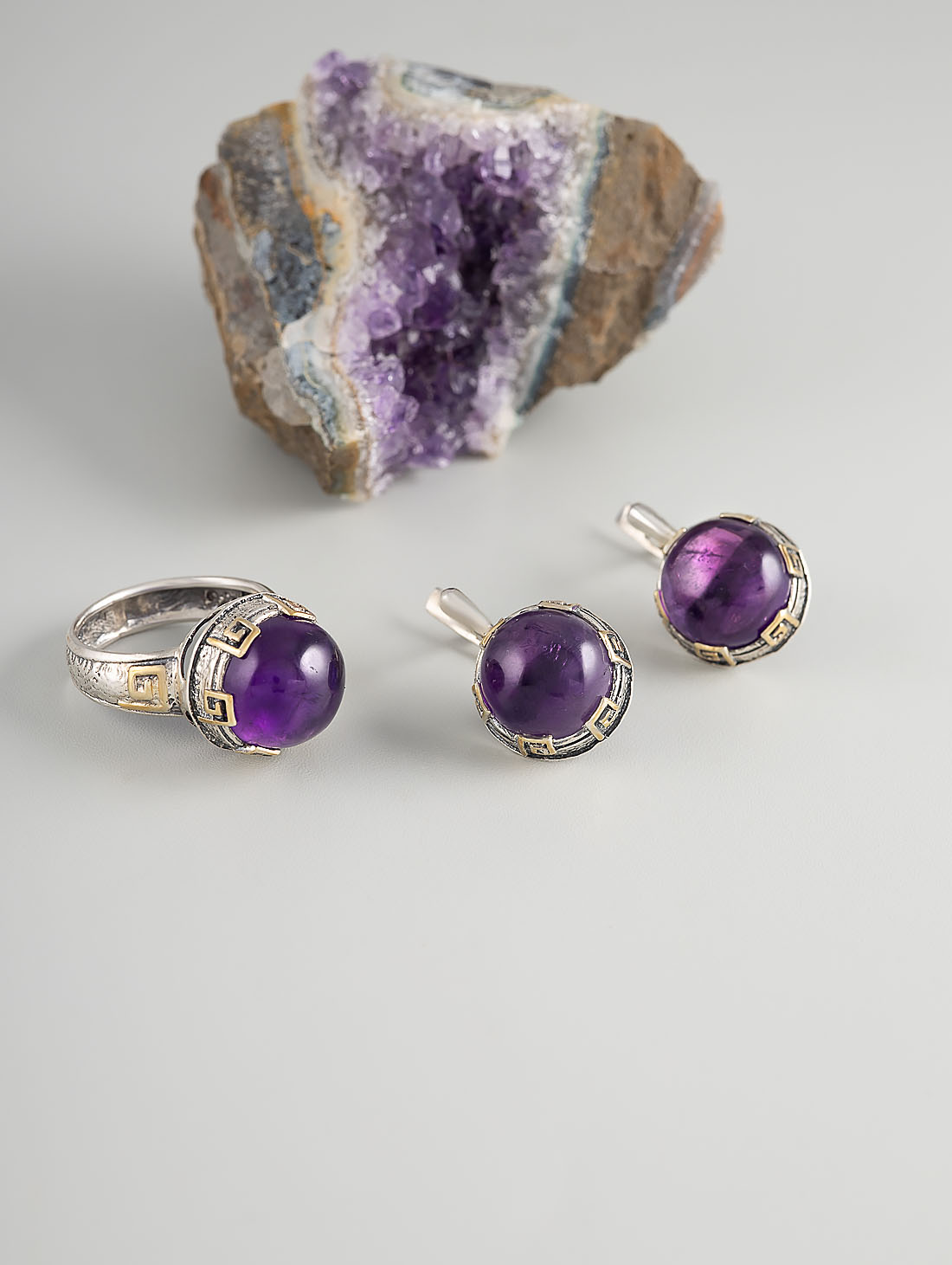 Err1300z Аметист Серьги (Ag 925)