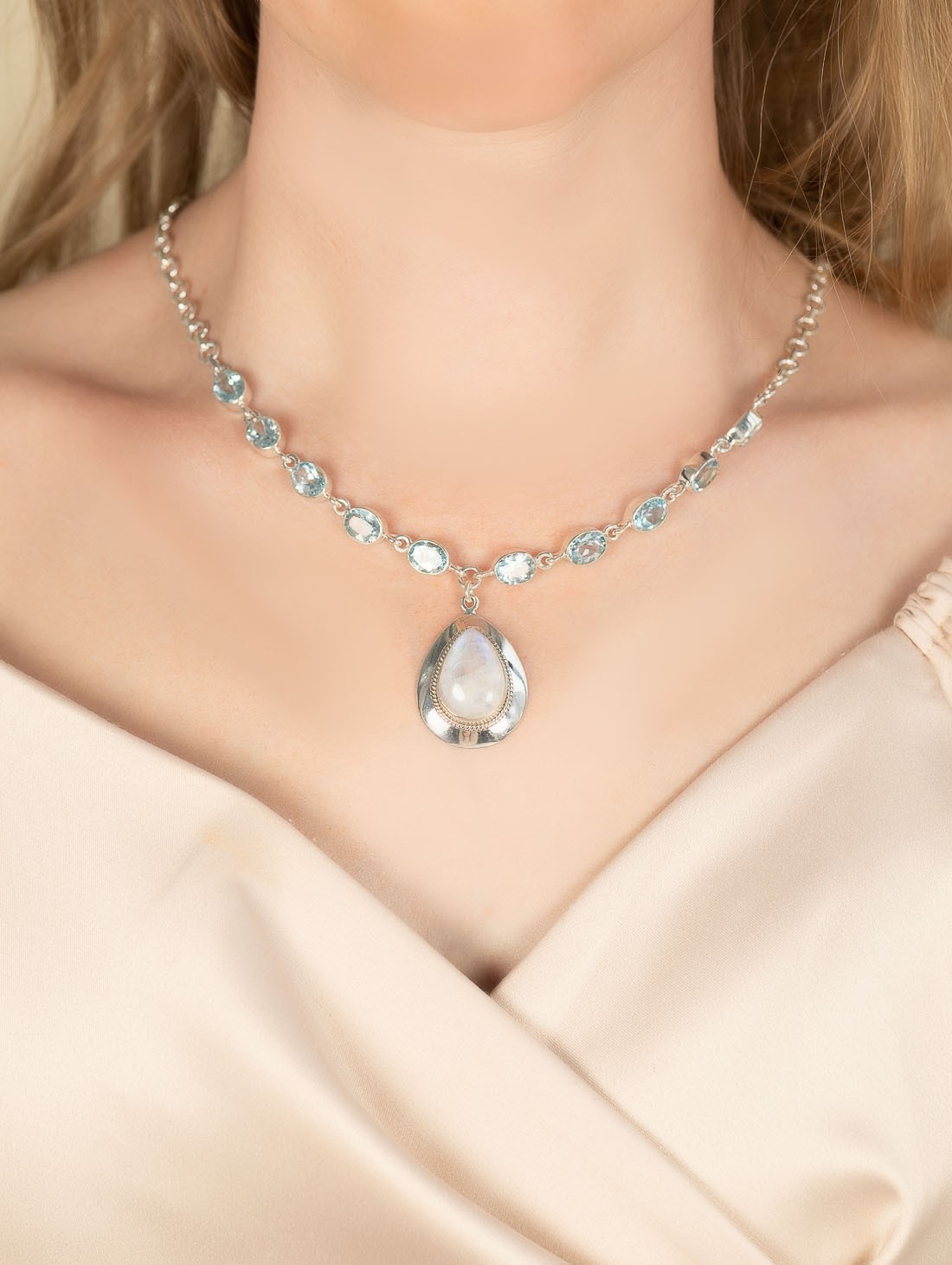 95980 Колье (Ag 925)