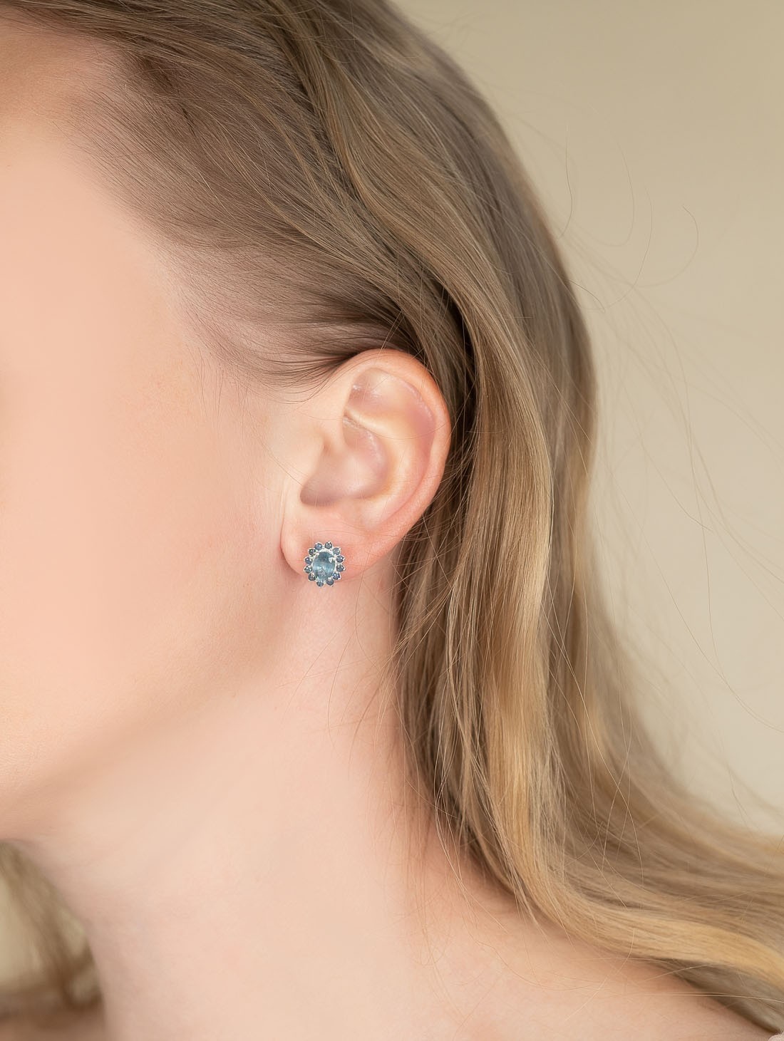 9407 Серьги пуссеты (Ag 925)