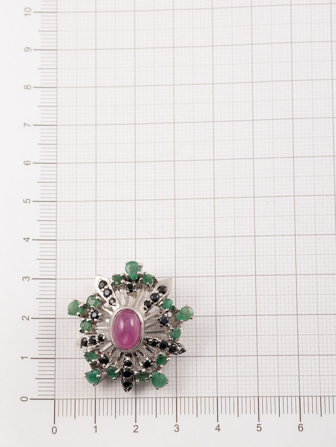 042337 Брошь-кулон (Ag 925)