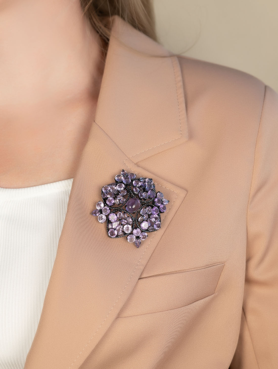 042366 Брошь-кулон (Ag 925)