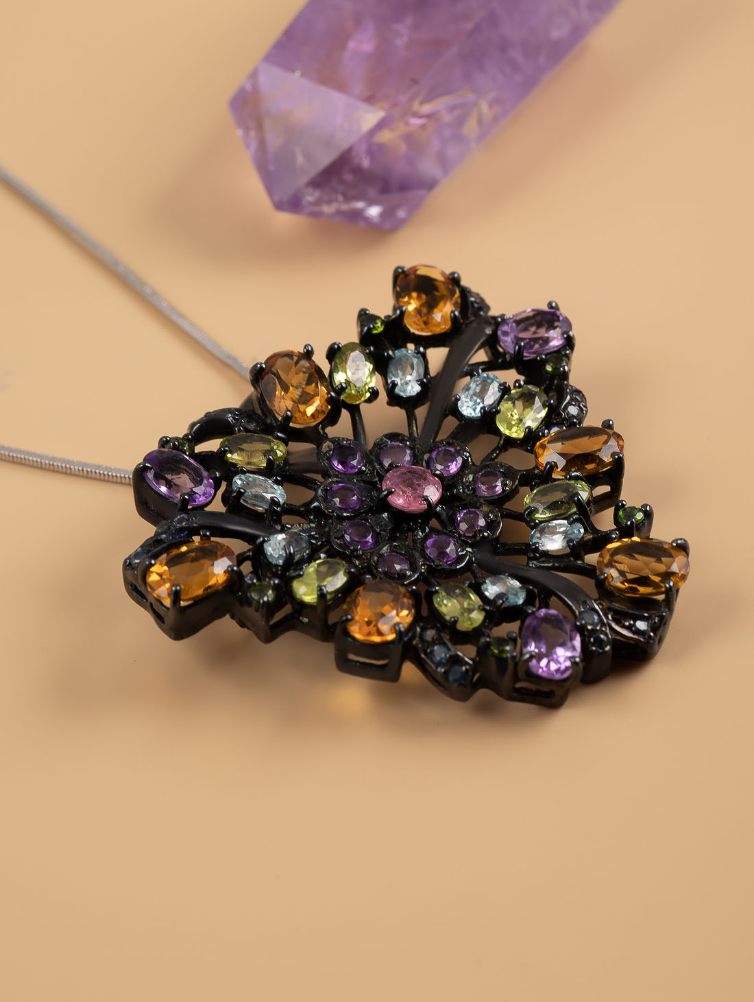 042394 Брошь-кулон (Ag 925)