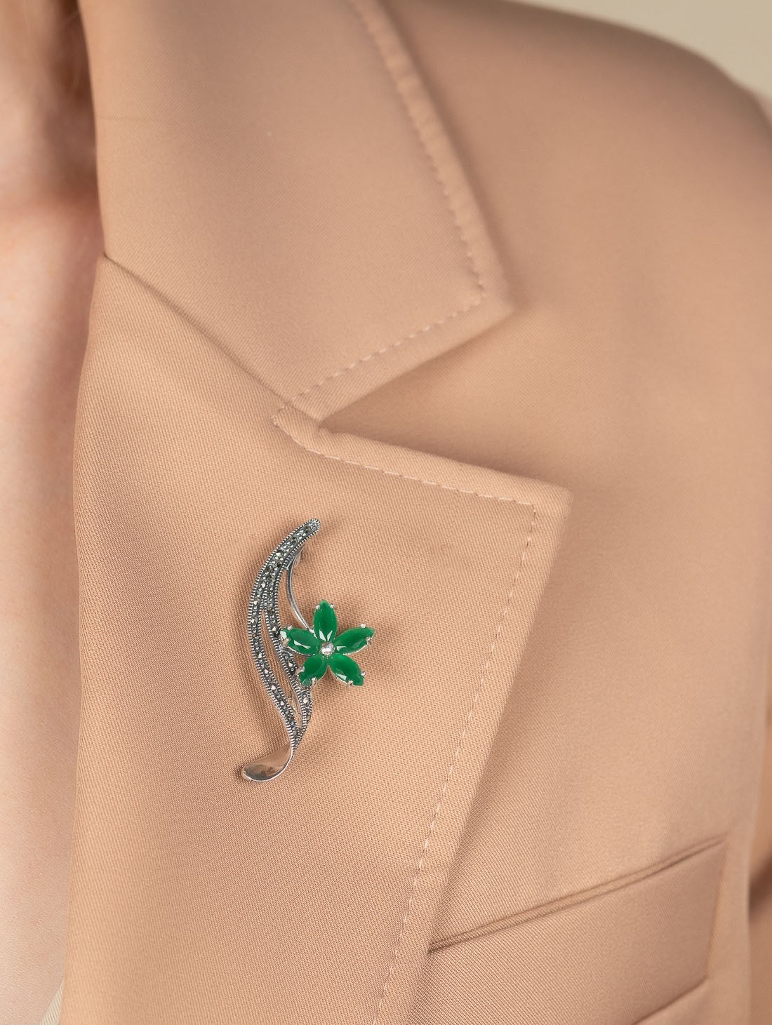 91595 Брошь (Ag 925)