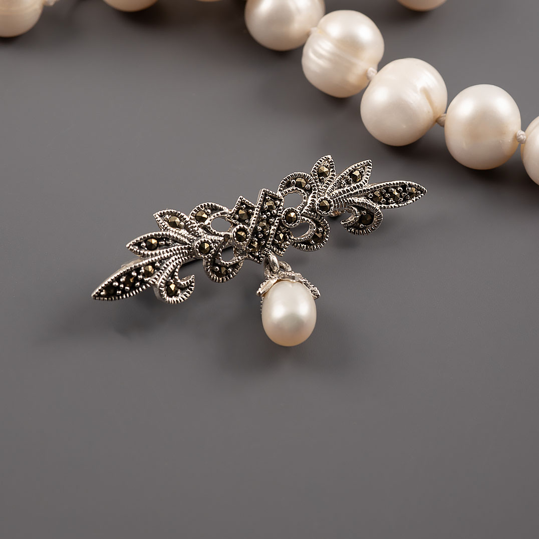 080121 Брошь (Ag 925)