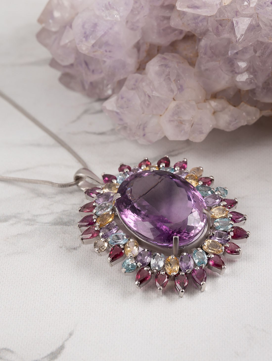 042388 Брошь-кулон (Ag 925)