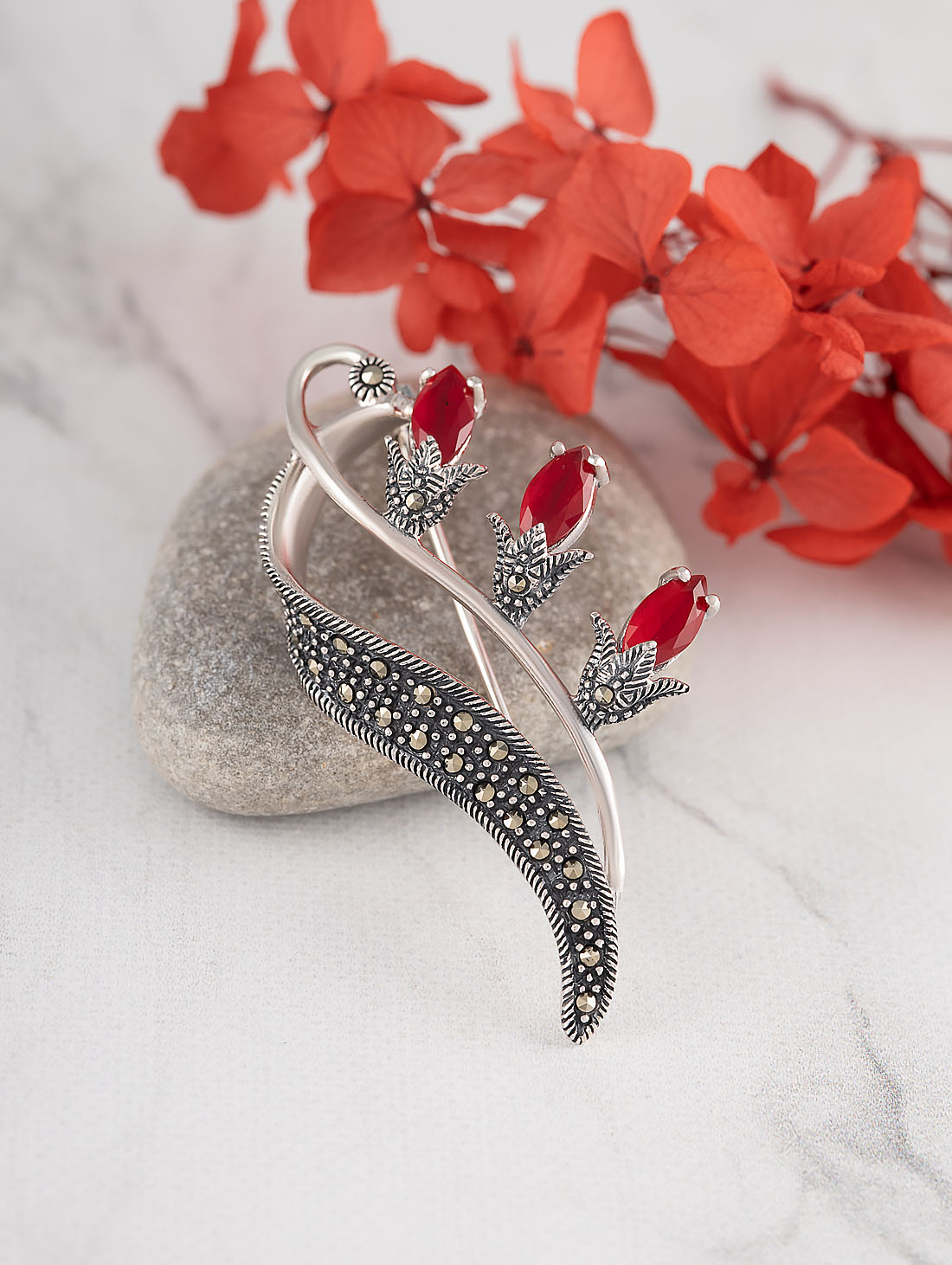 91574 Брошь (Ag 925)