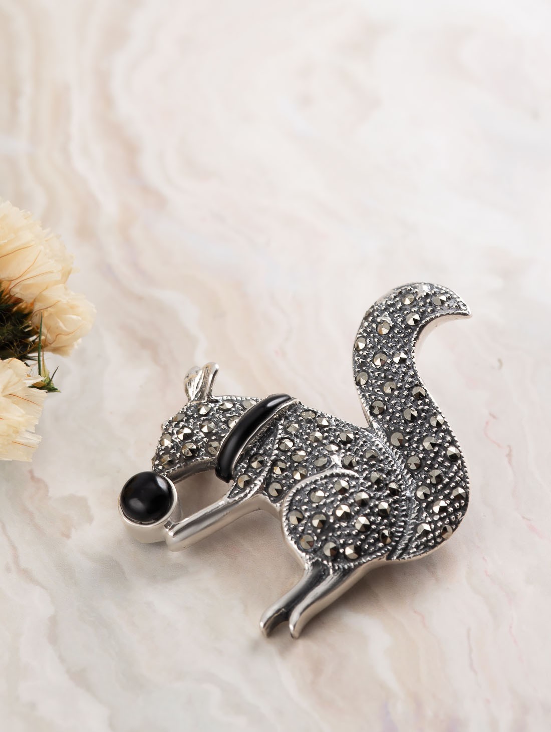 91593 Брошь (Ag 925)