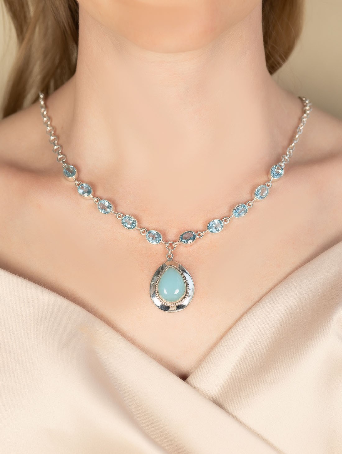 95981 Колье (Ag 925)