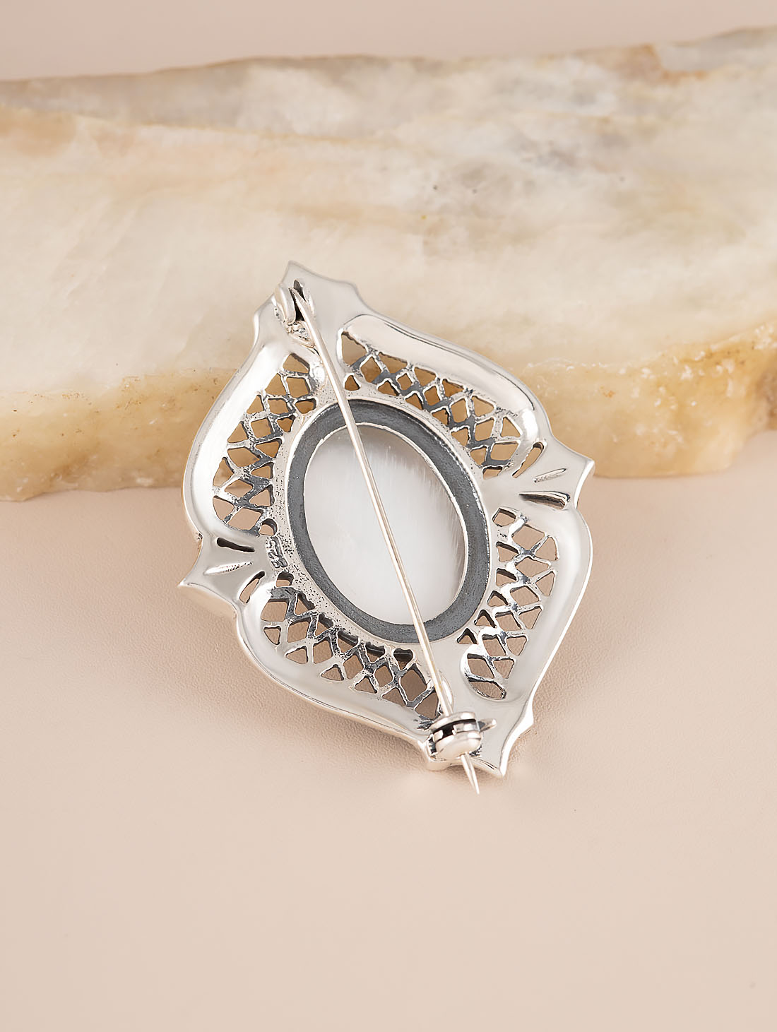 91615 Брошь (Ag 925)