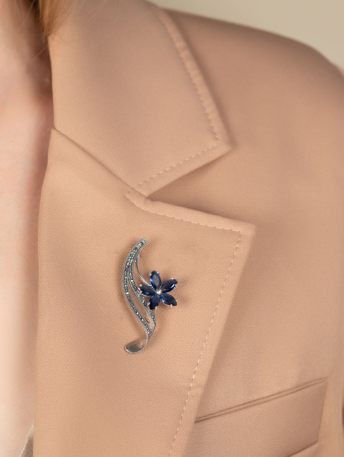 91598 Брошь (Ag 925)