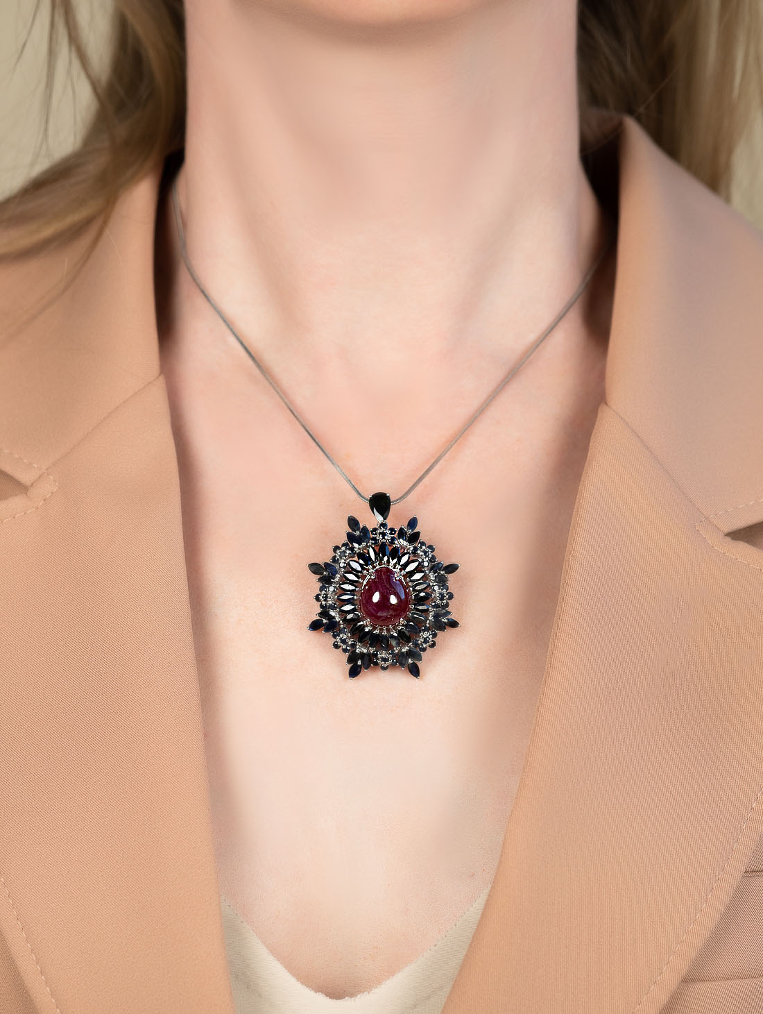 298 Брошь-кулон (Ag 925)