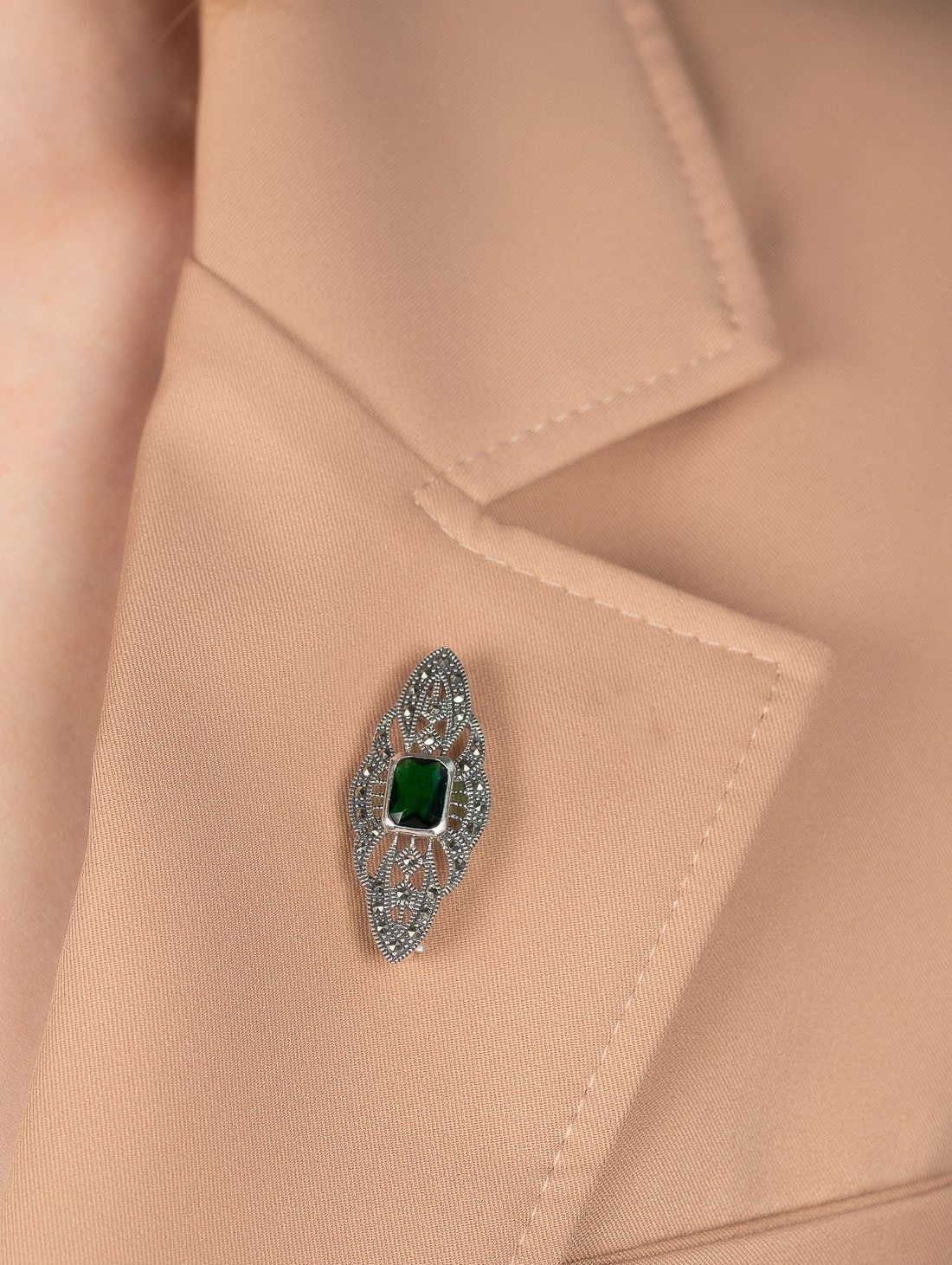 91641 Брошь (Ag 925)