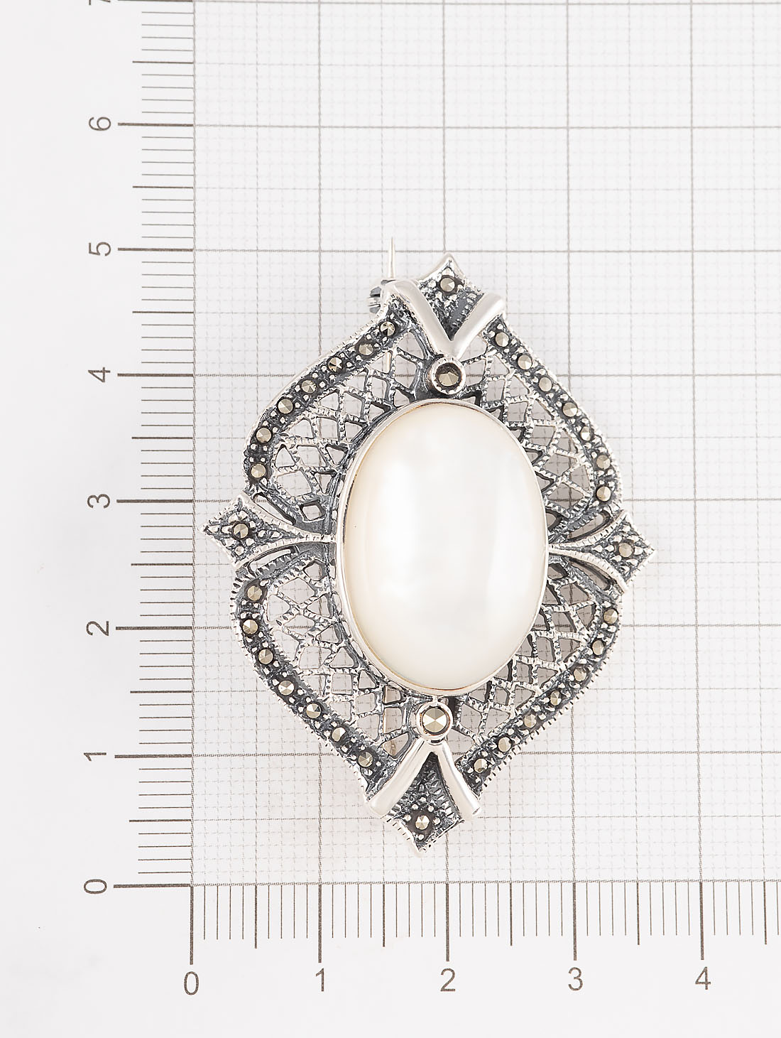 91615 Брошь (Ag 925)