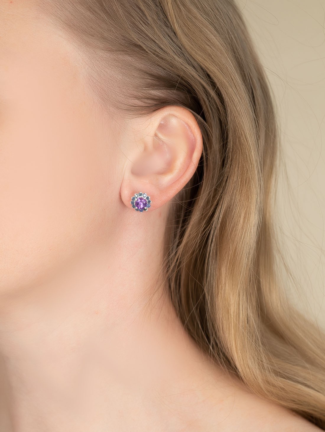 9437 Серьги пуссеты (Ag 925)