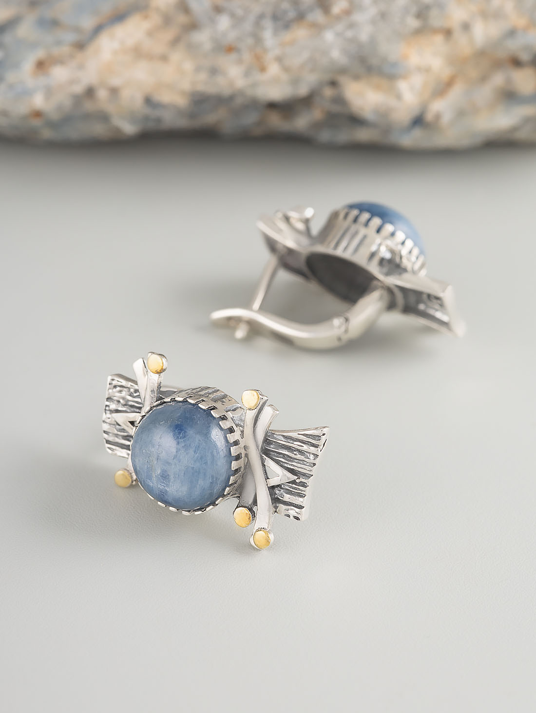 Err1491z Кианит Серьги (Ag 925)