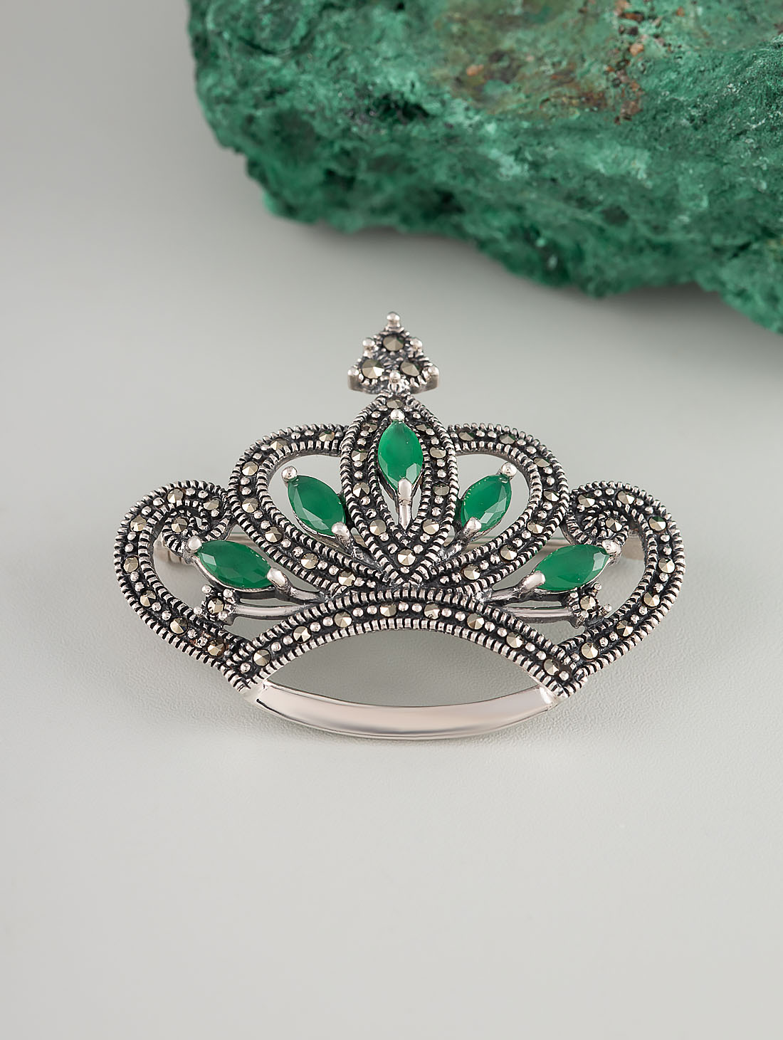 91542 Брошь (Ag 925)