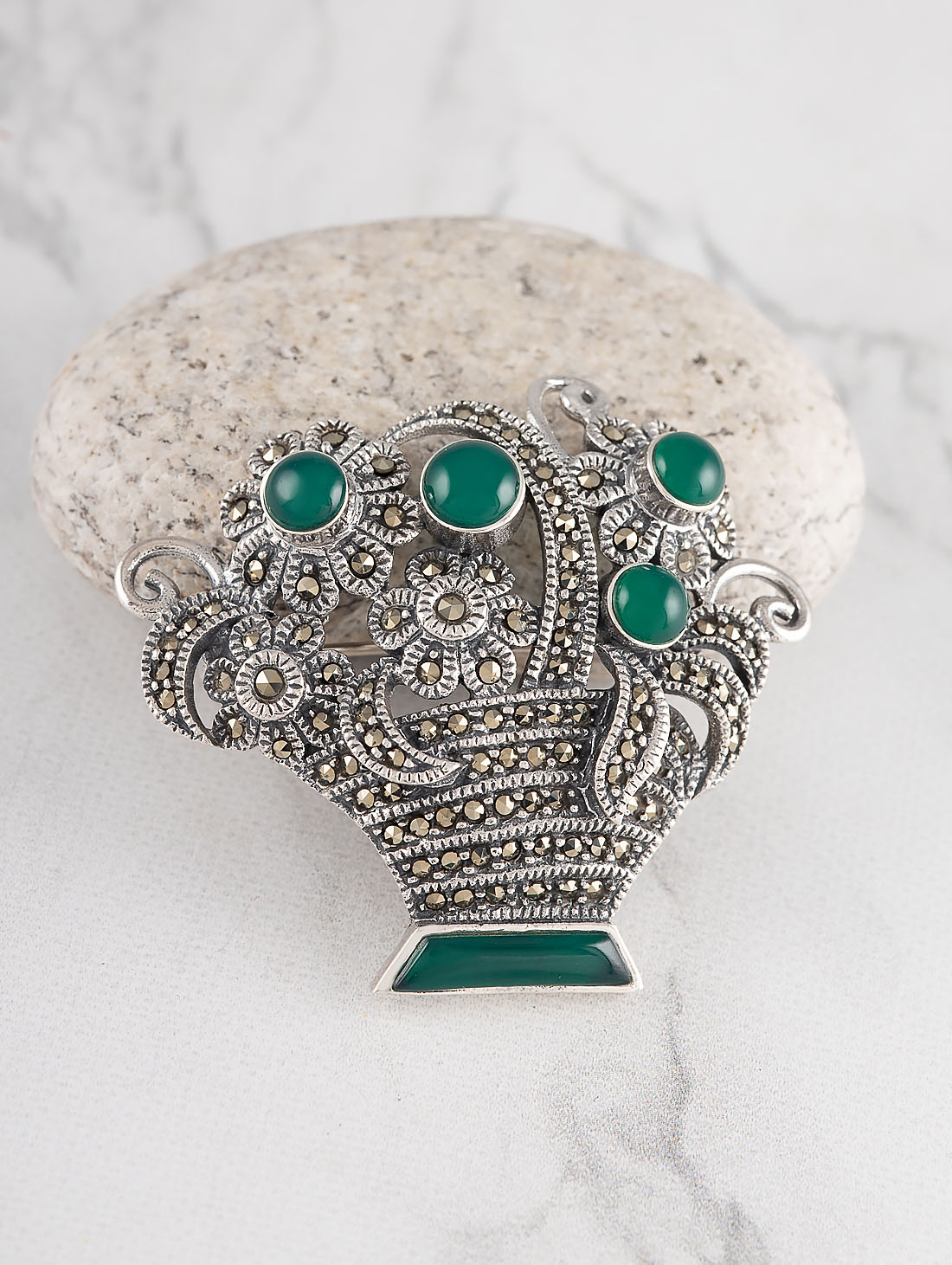 91584 Брошь (Ag 925)