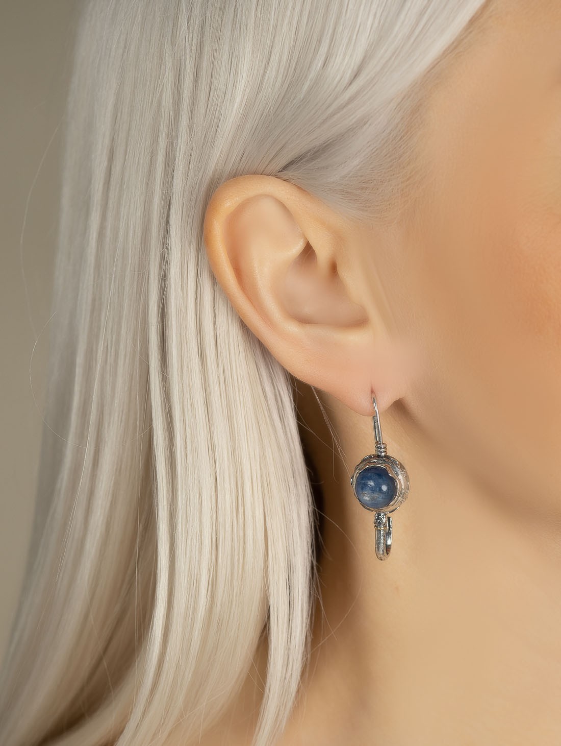 Err1346z Кианит Серьги (Ag 925)