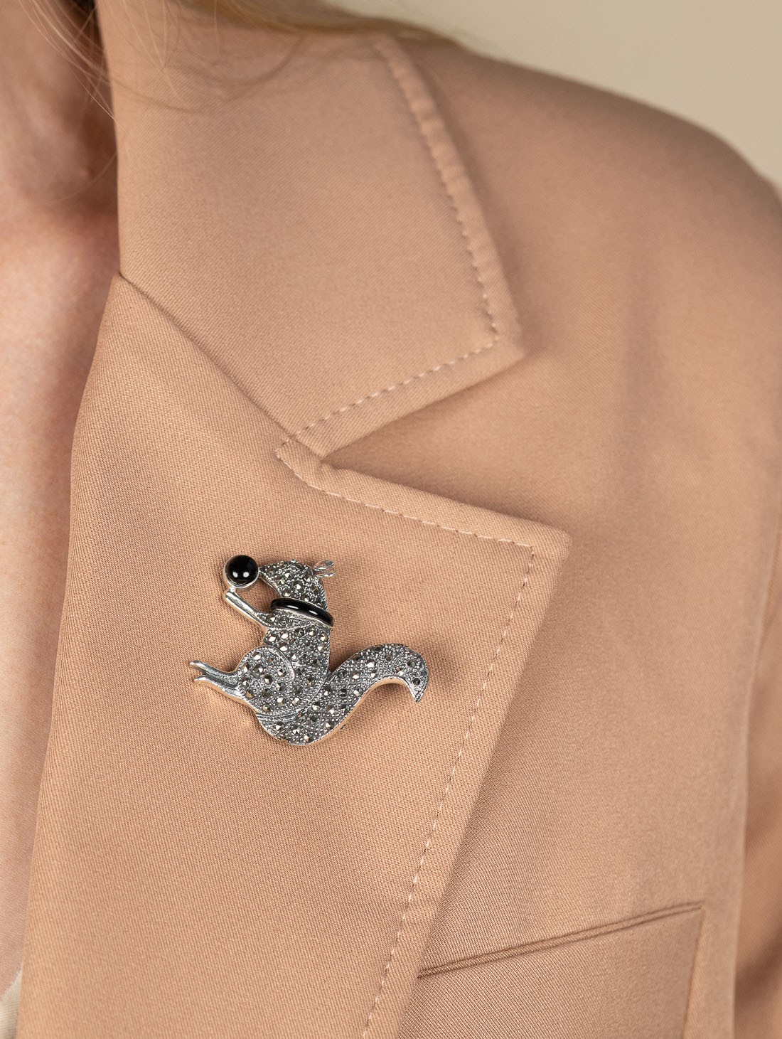 91593 Брошь (Ag 925)