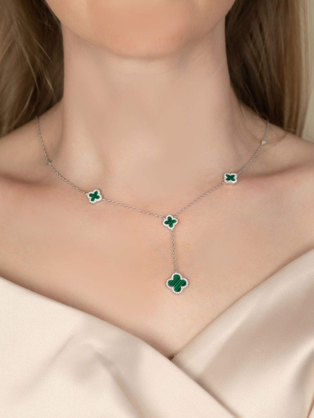 999946 Колье (Ag 925)