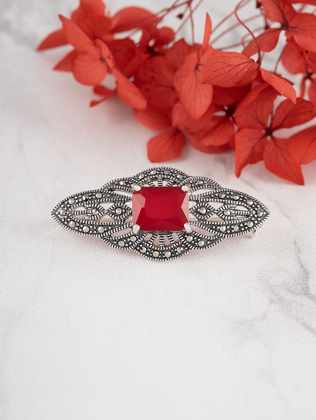 91572 Брошь (Ag 925)