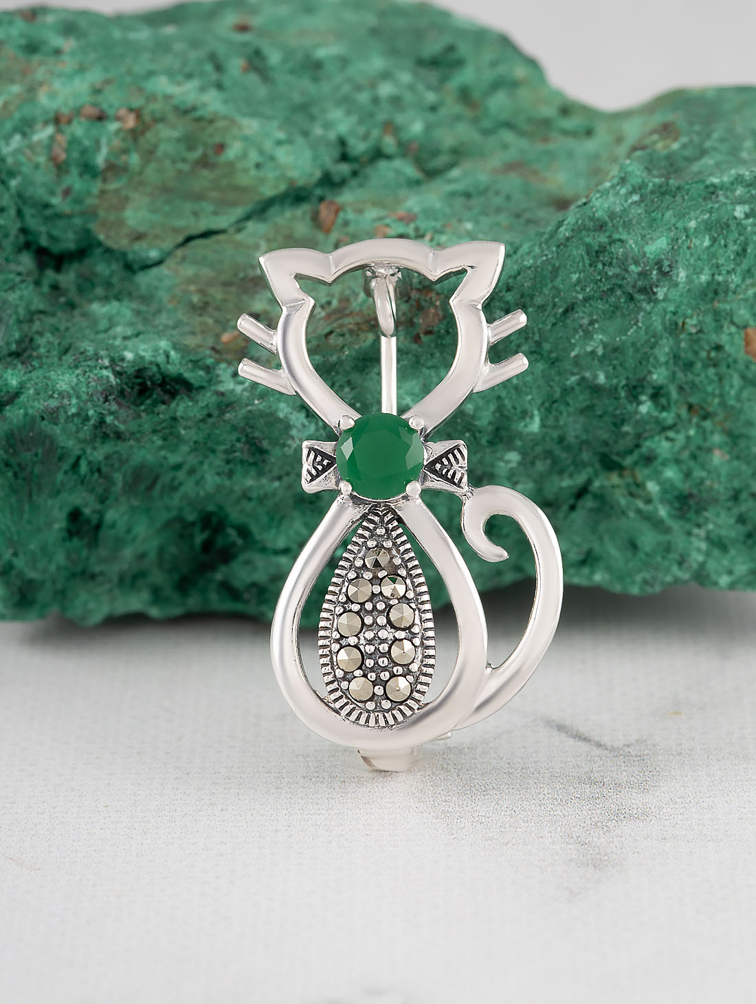 91655 Брошь (Ag 925)