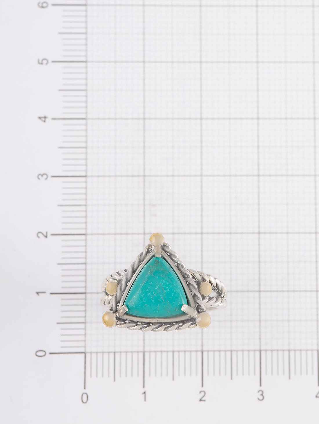 Rrr1482z Бирюза Кольцо (Ag 925)