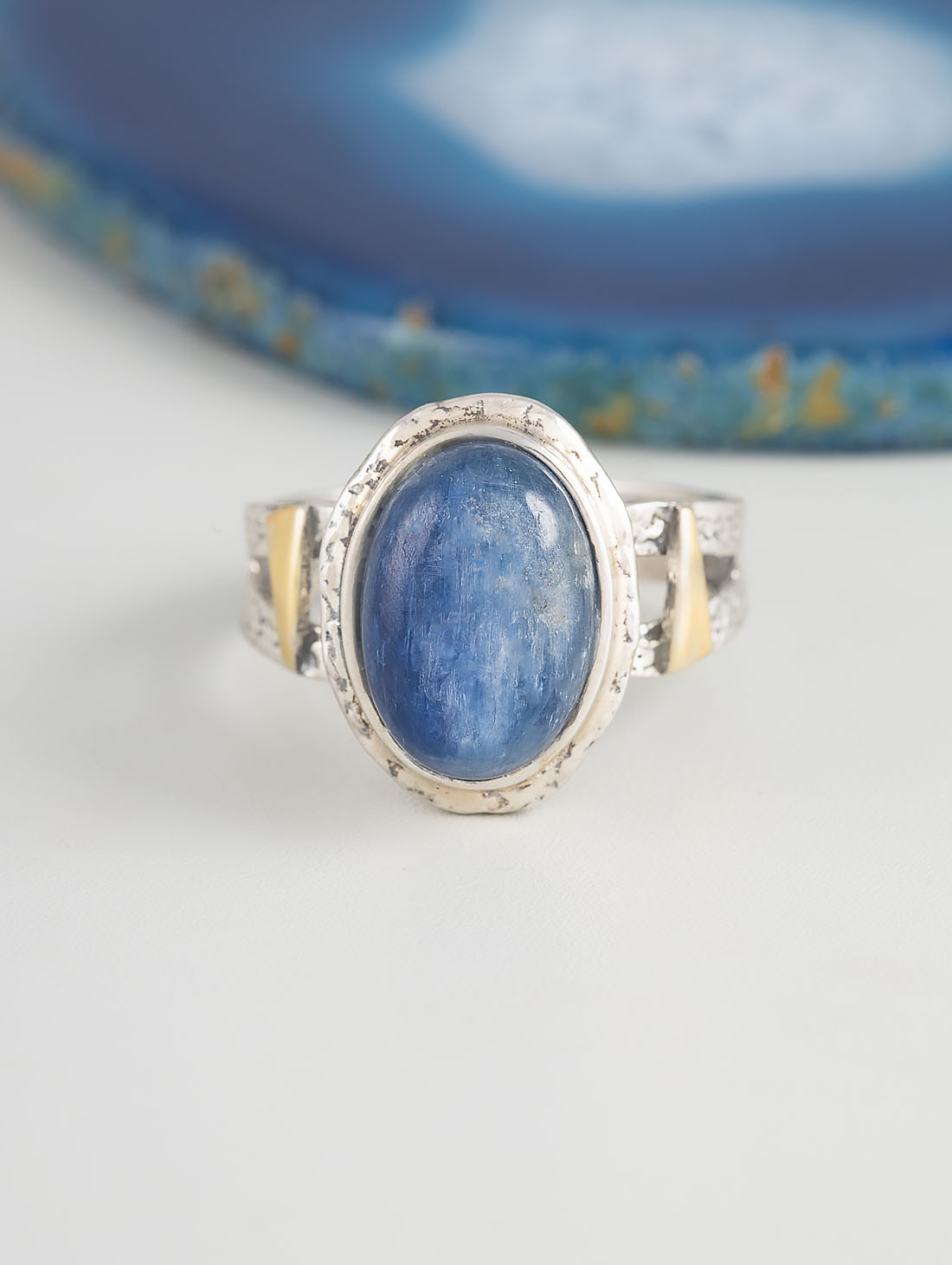 Rrr1282z Кианит Кольцо (Ag 925)