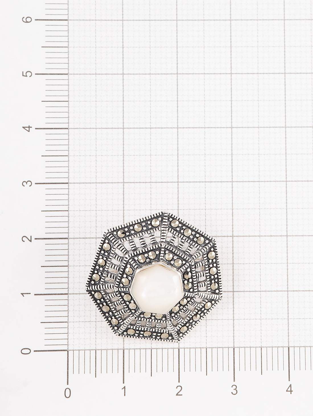 91562 Брошь (Ag 925)