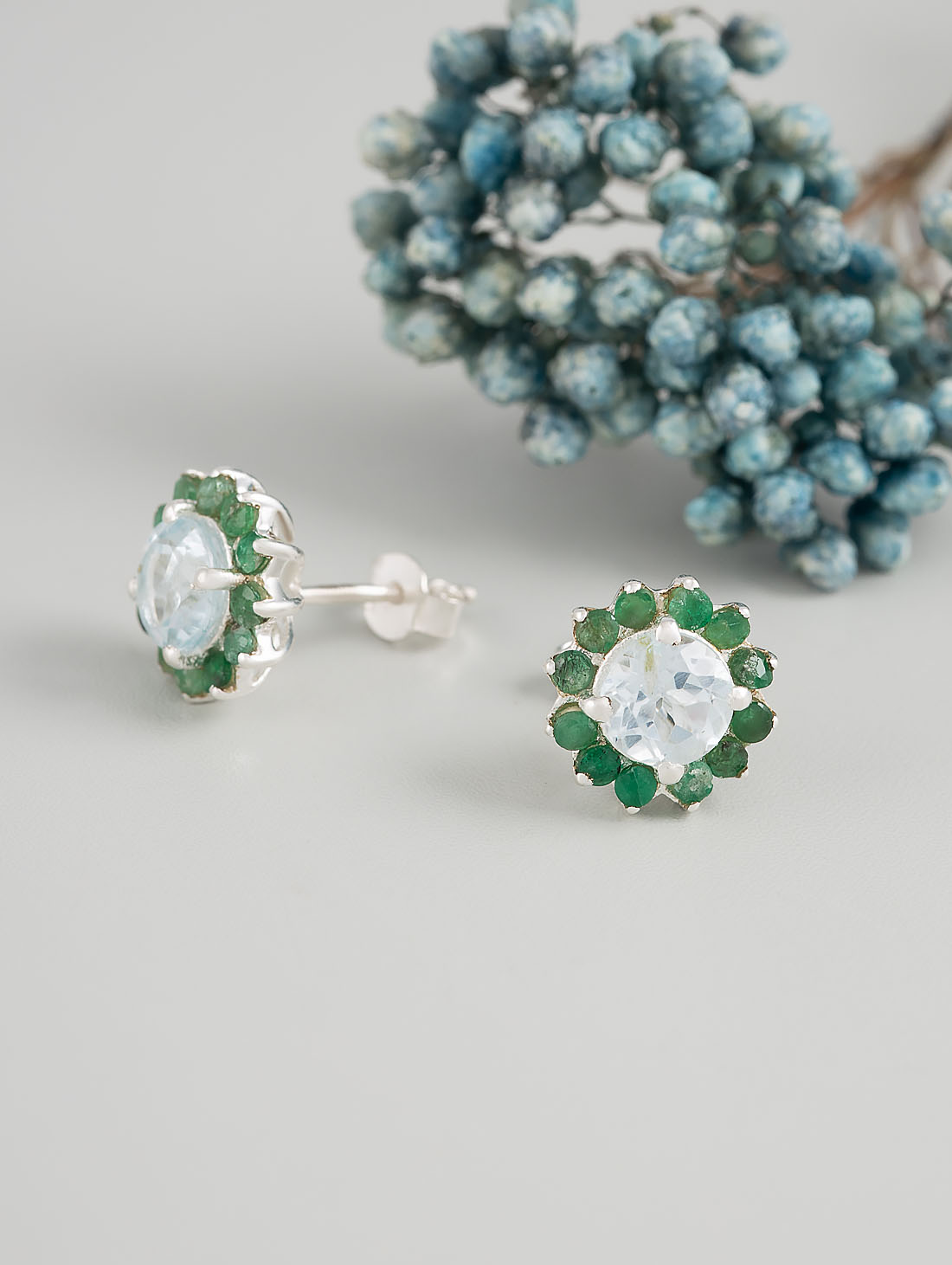 9383 Серьги пуссеты (Ag 925)