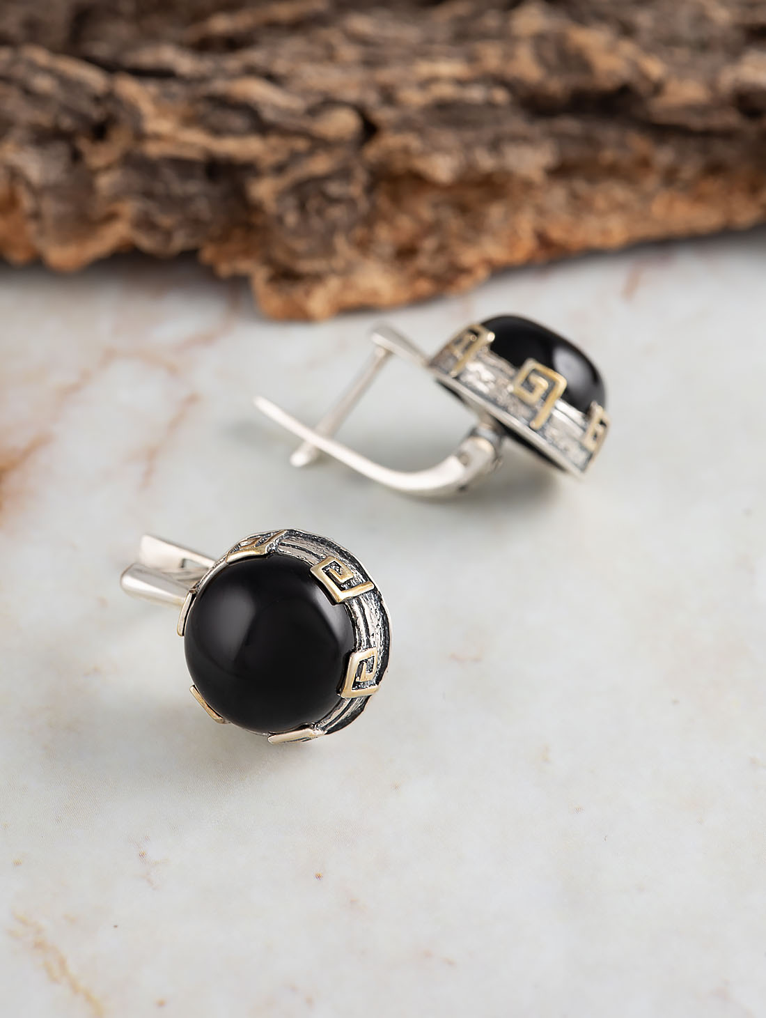 Err1300z Агат Серьги (Ag 925)