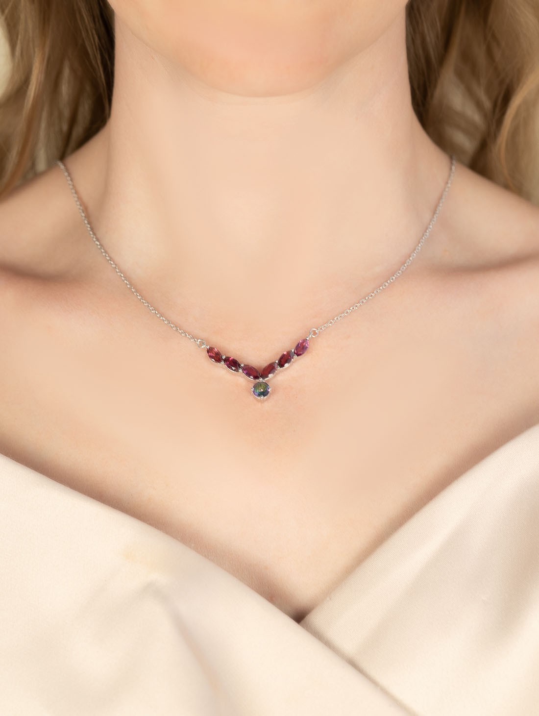 95946 Колье (Ag 925)