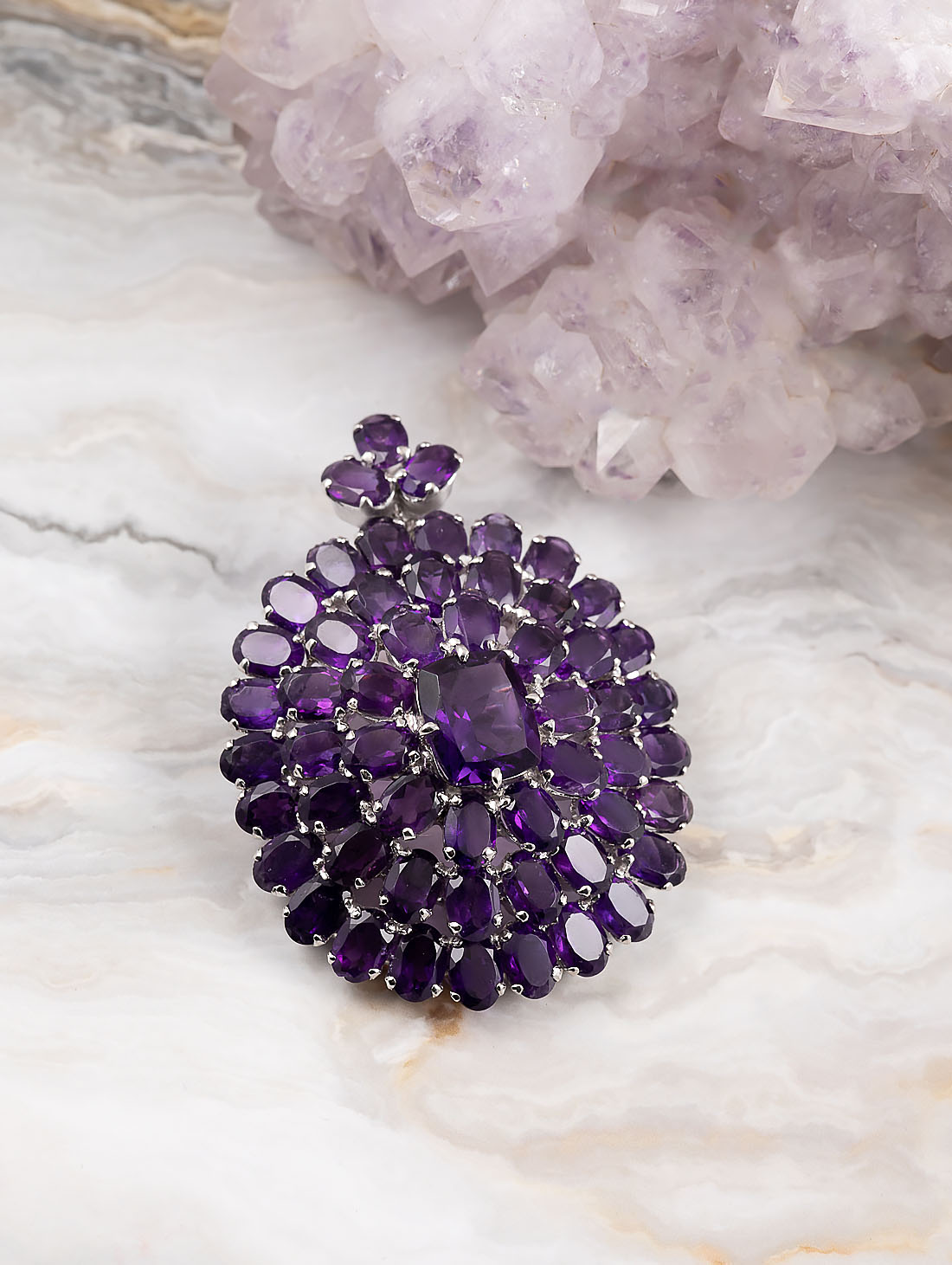 042355 Брошь-кулон (Ag 925)