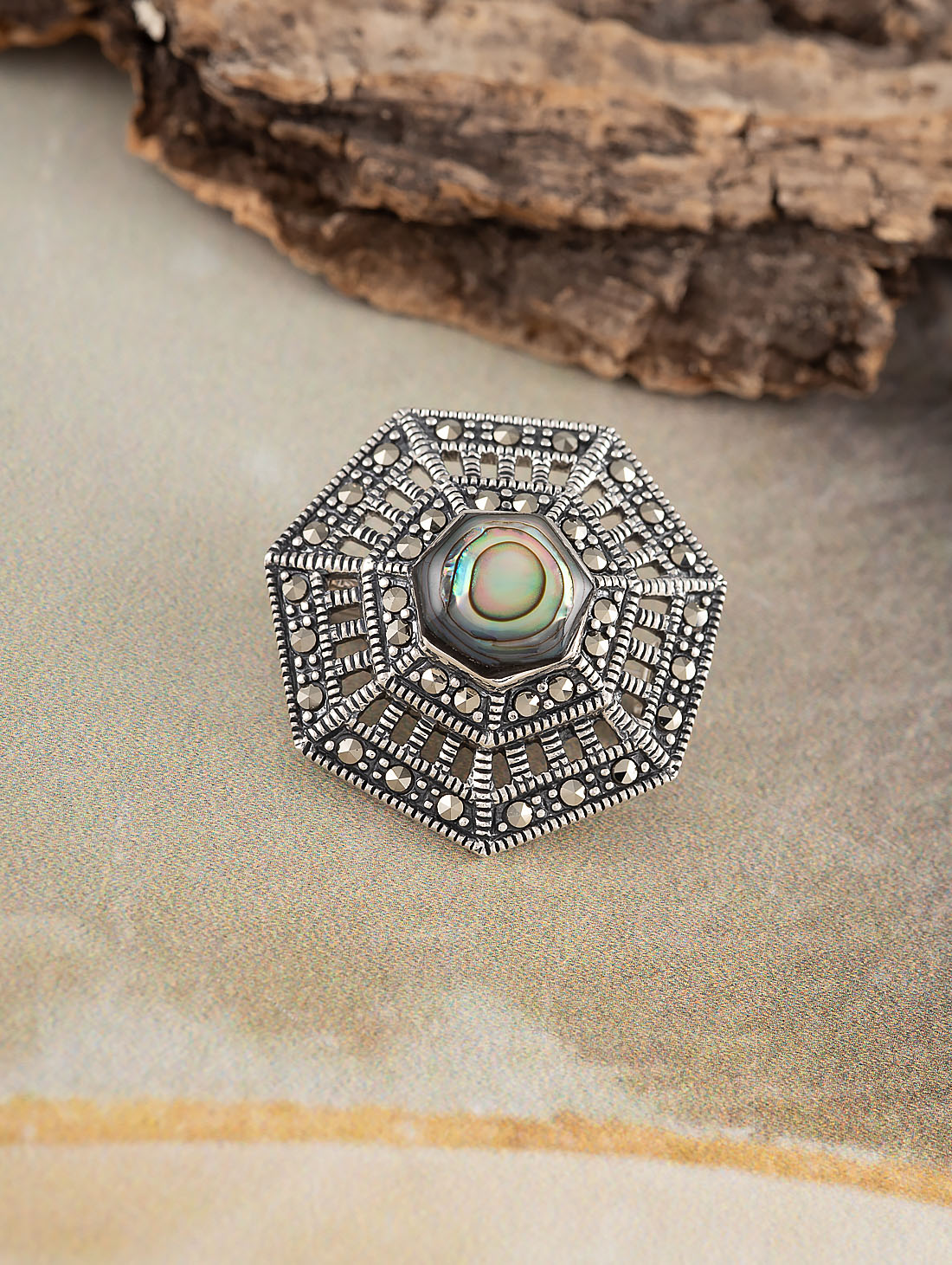 91559 Брошь (Ag 925)