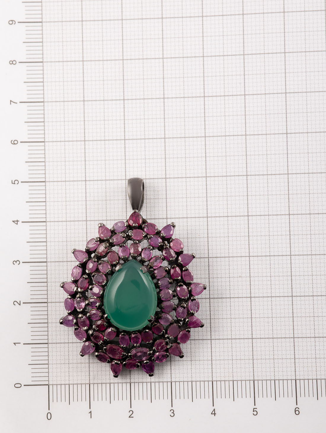 042377 Брошь-кулон (Ag 925)