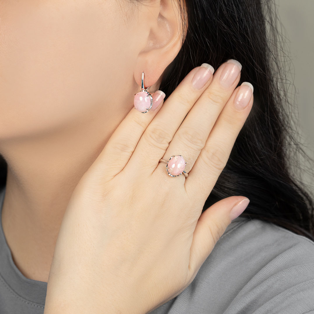 0584R Опал Кольцо (Ag 925)