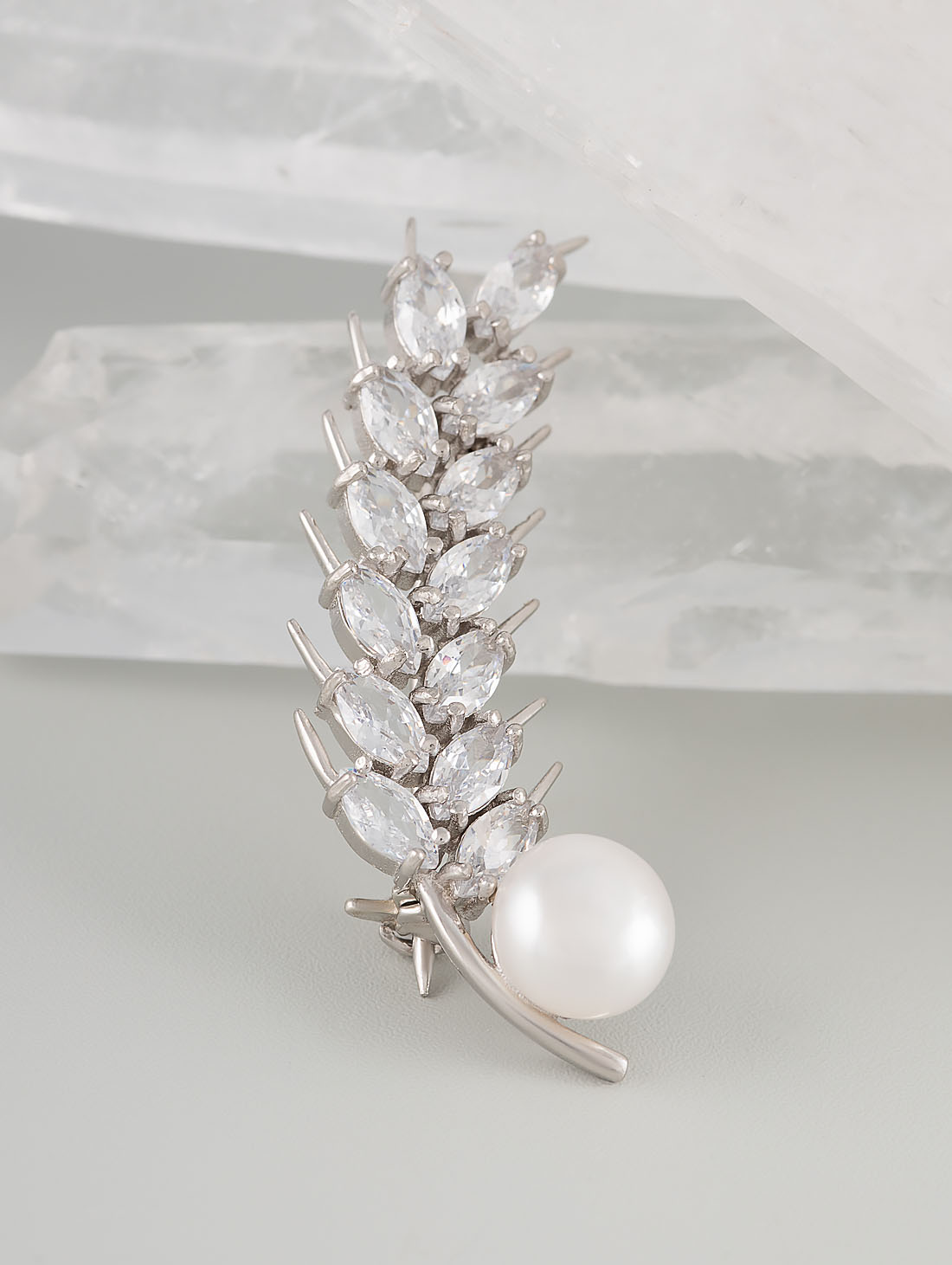 B00191r Брошь (Ag 925)