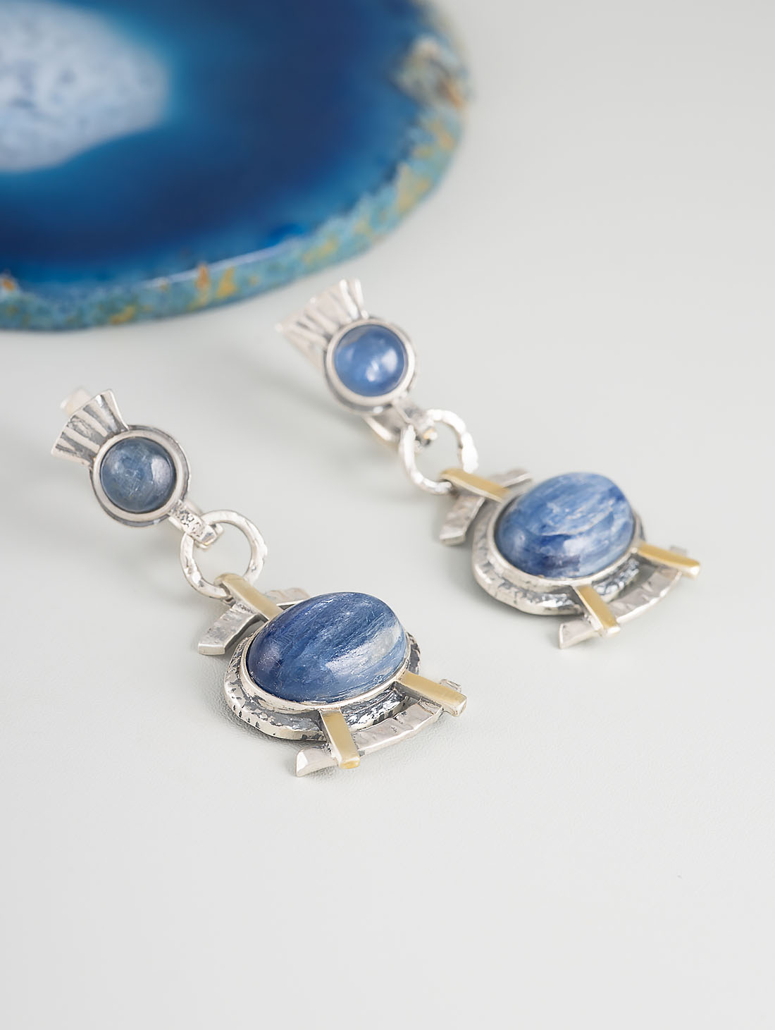 Err1282z Кианит Серьги (Ag 925)