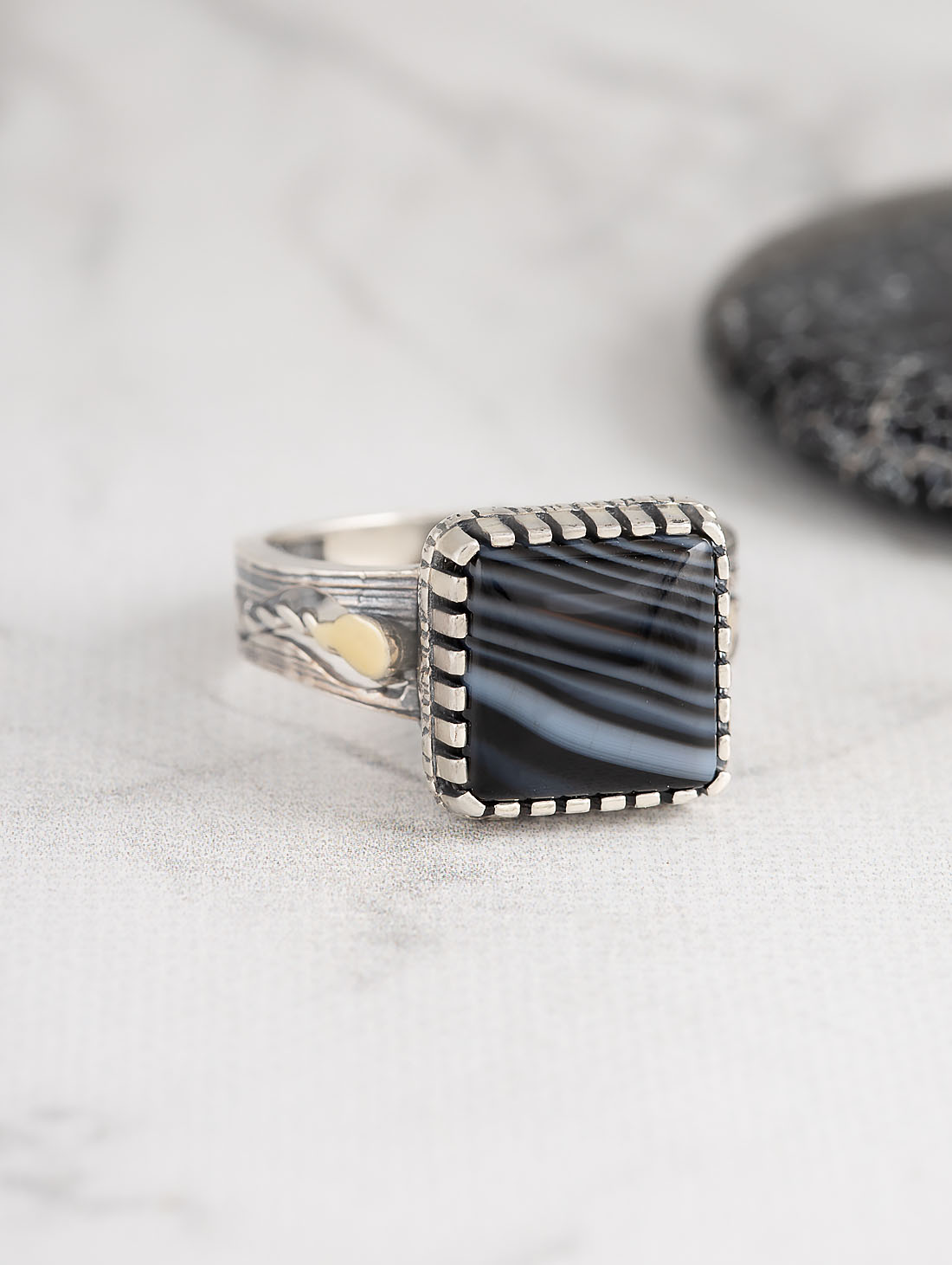 Rrr1505z Агат Кольцо (Ag_925)