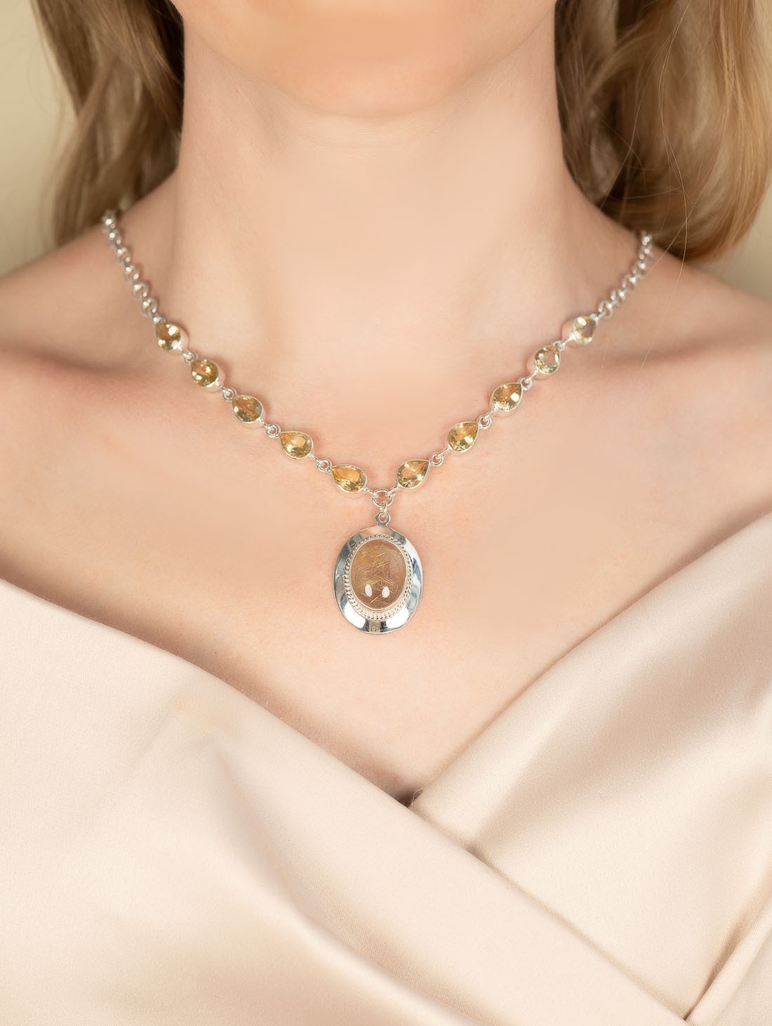 95978 Колье (Ag 925)