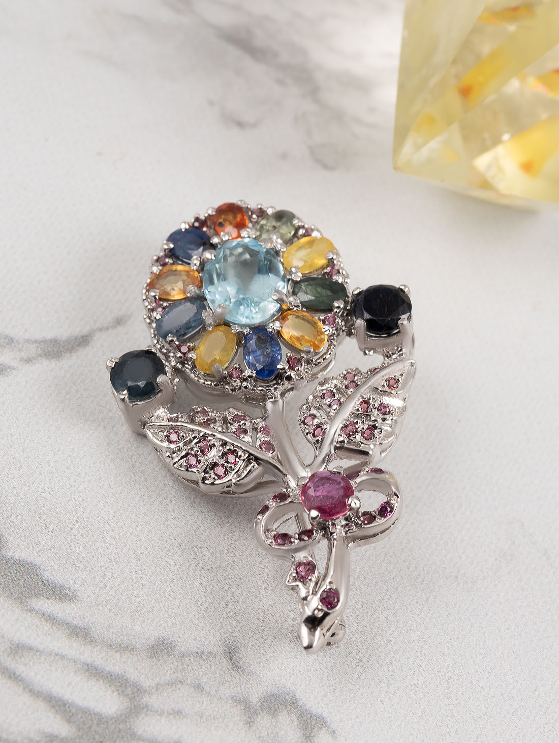 042397 Брошь-кулон (Ag 925)