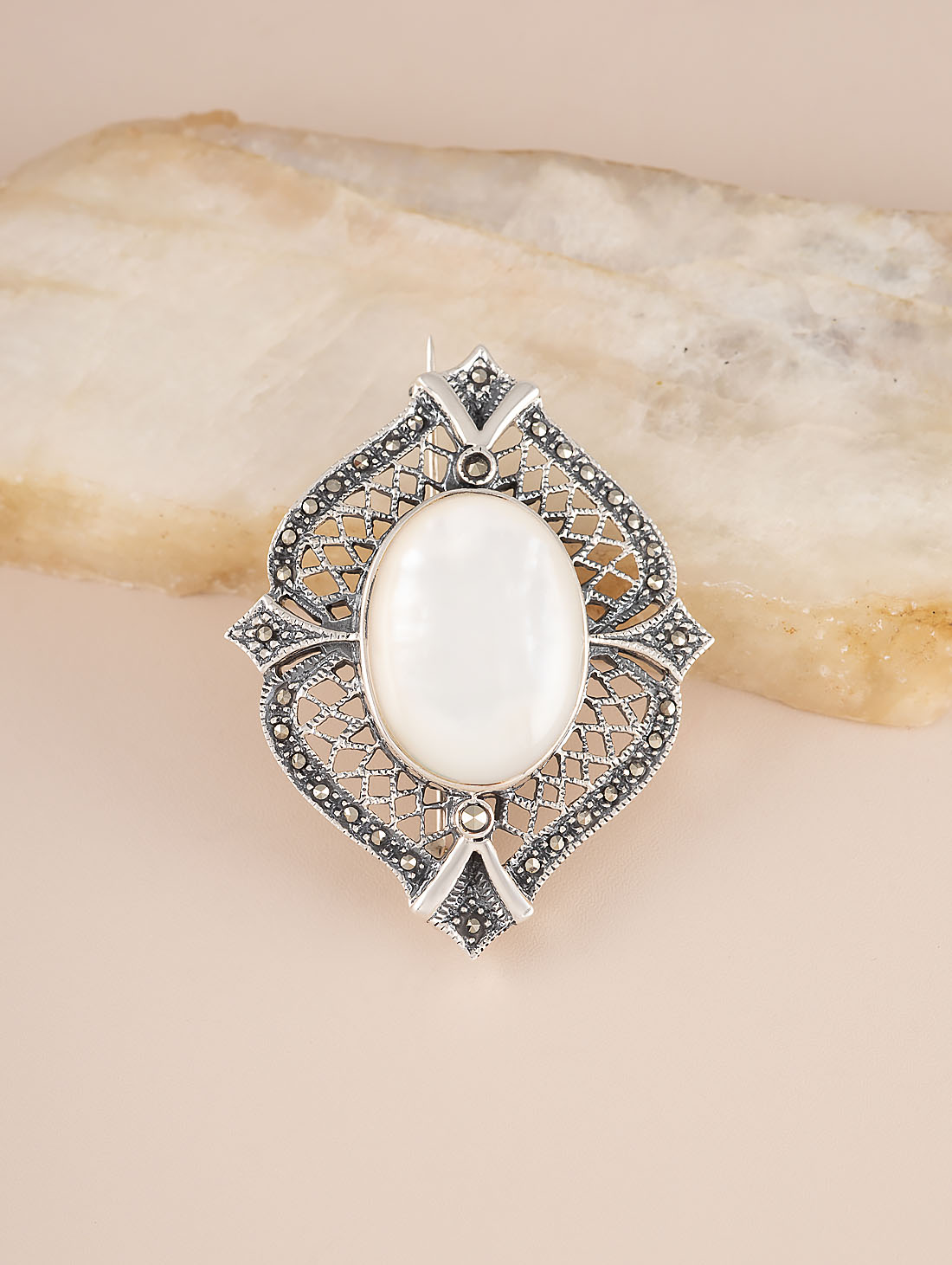 91615 Брошь (Ag 925)