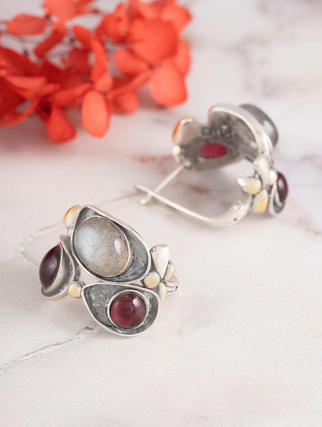 Err1452z ЛабГр Серьги (Ag 925)