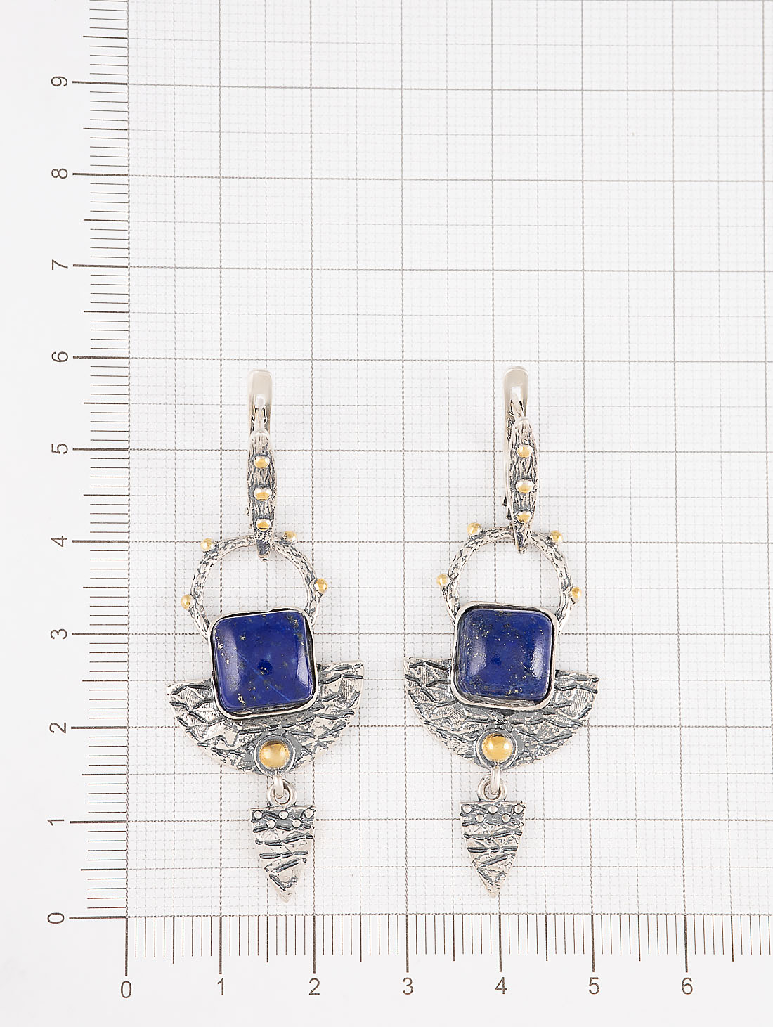 Err1226z Лазурит Серьги (Ag 925)