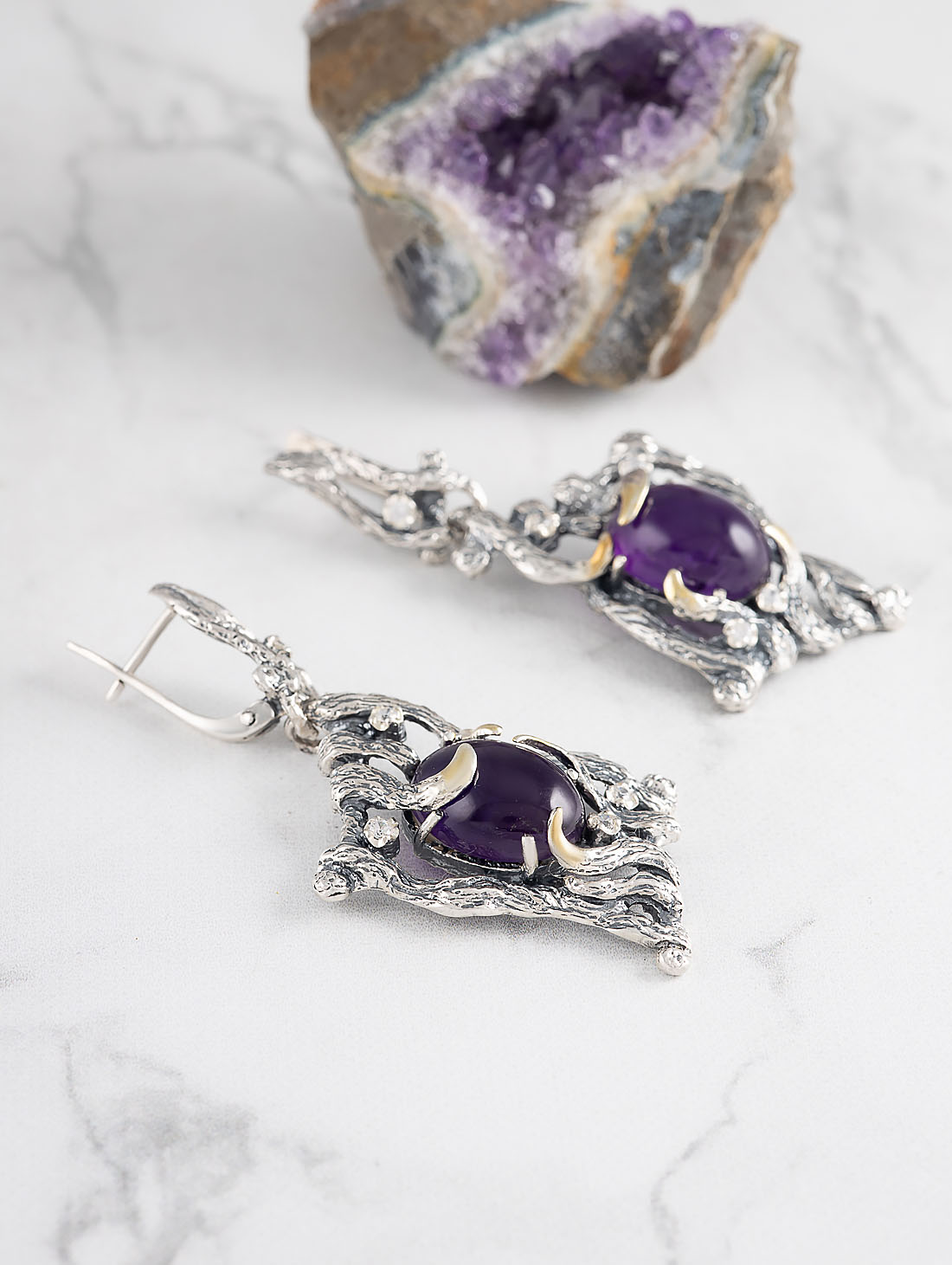 Err1103z Аметист Серьги (Ag_925)