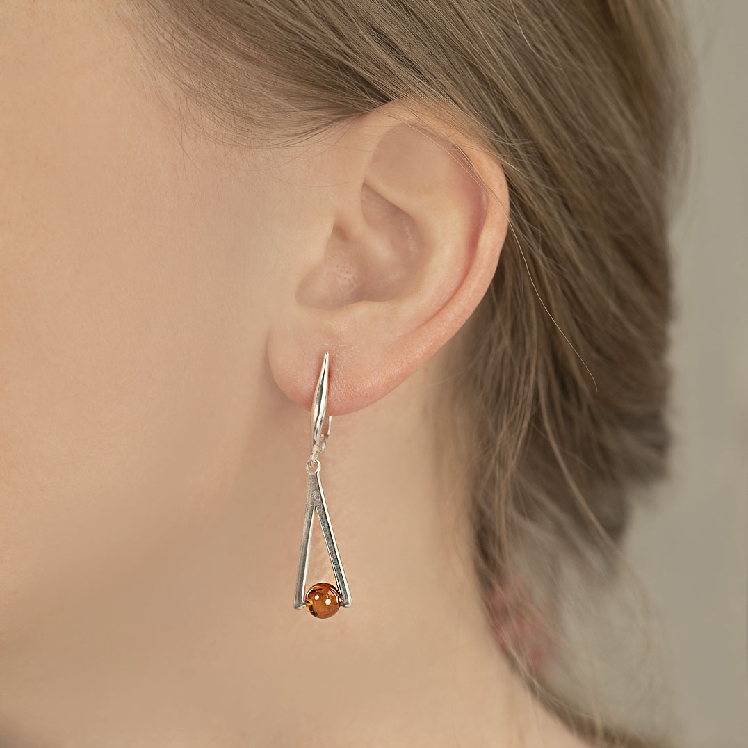 812490 кор Серьги (Ag 925)