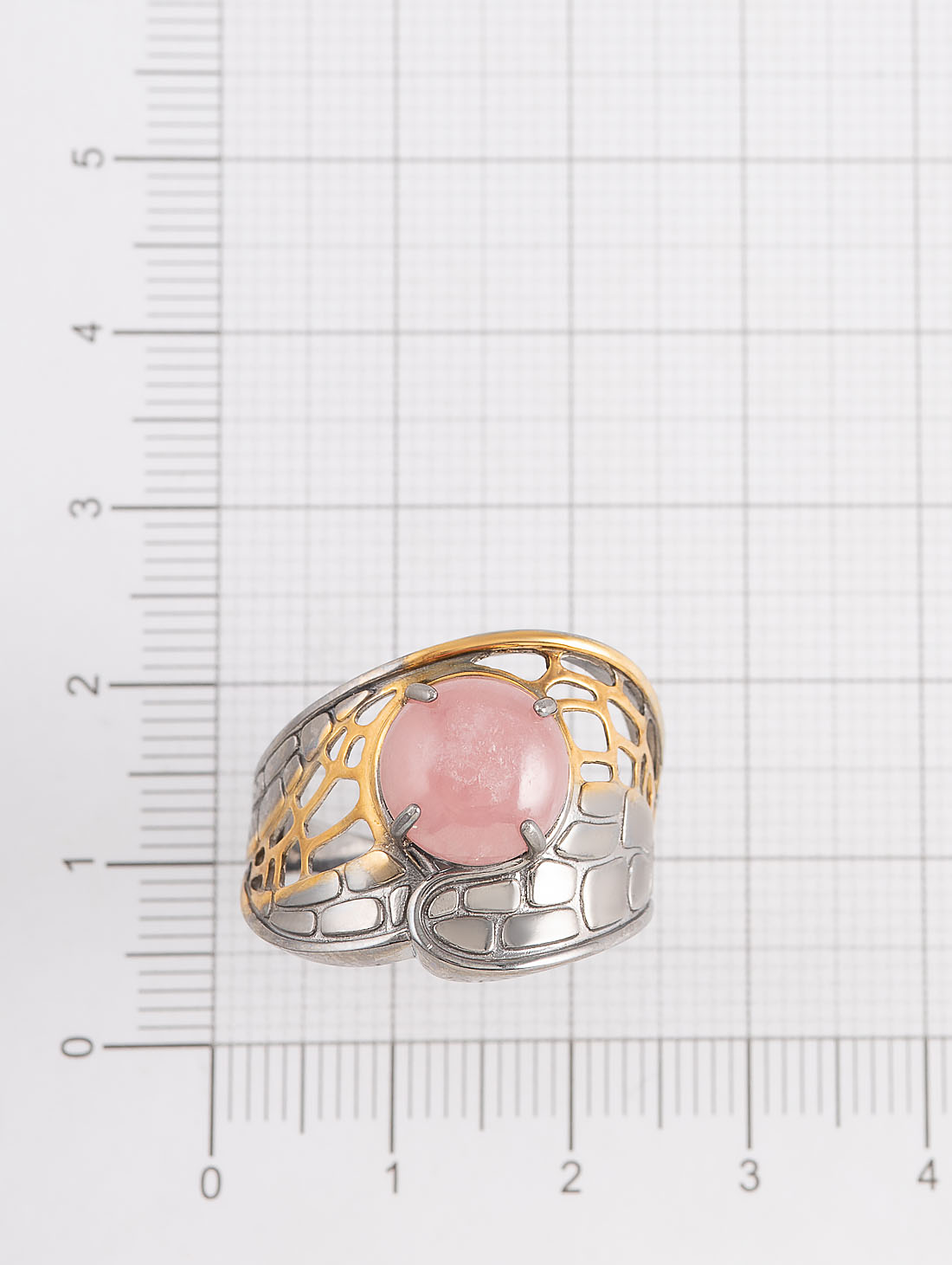 0610R Родохрозит Кольцо (Ag 925)