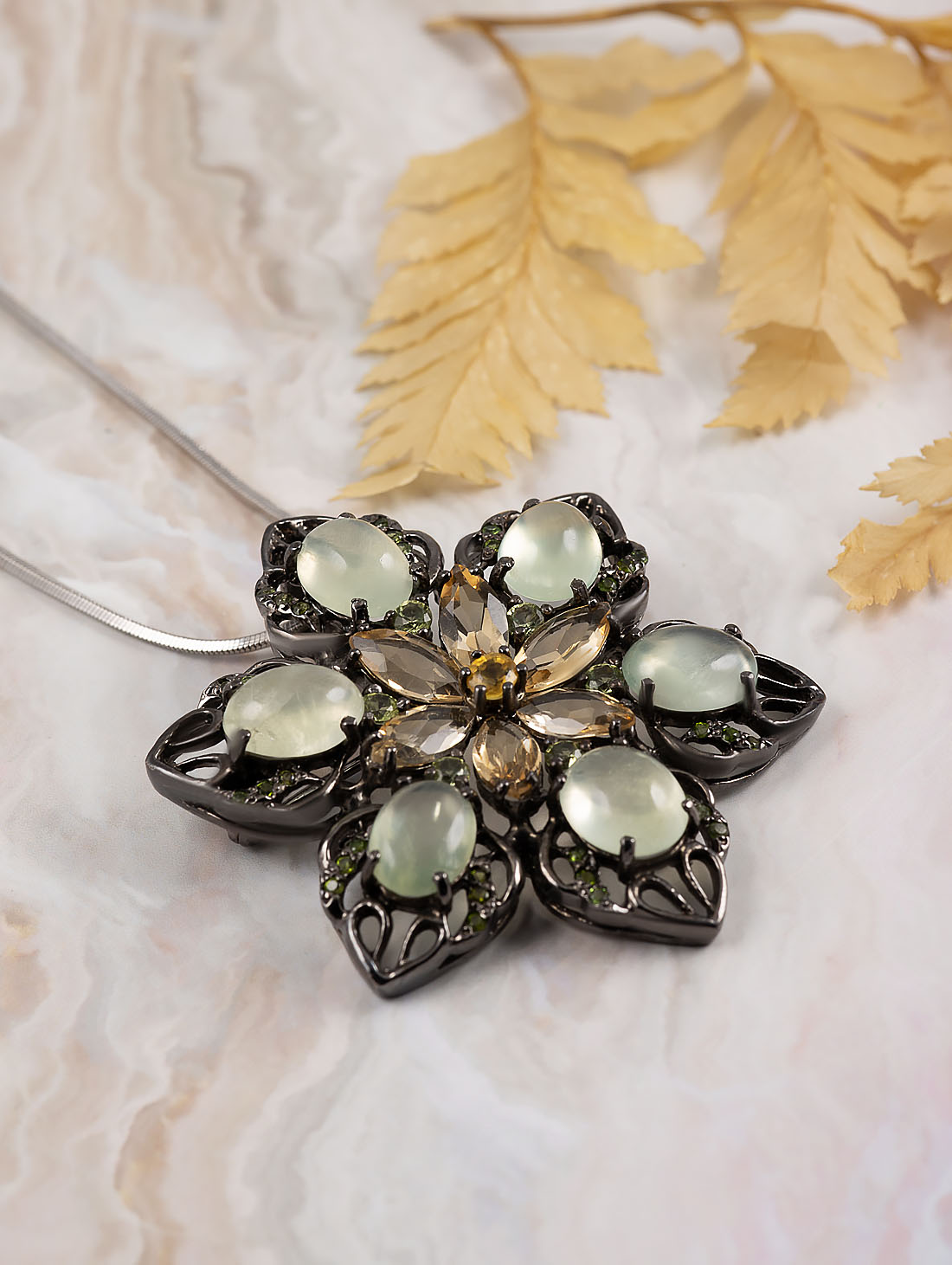 042347 Брошь-кулон (Ag 925)