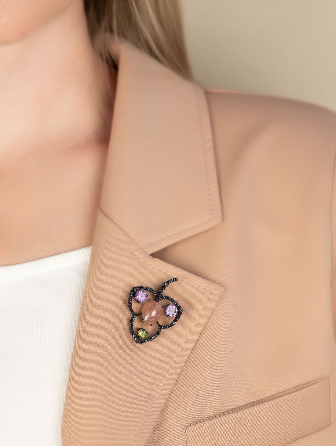 042400 Брошь-кулон (Ag 925)